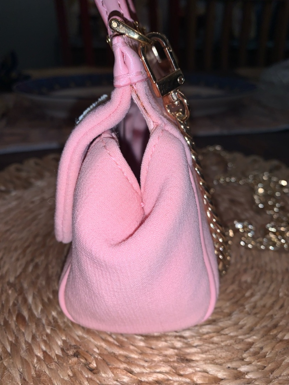 Dolce & Gabbana Pink Mini Sicily Top-Handle Crossbody Bag with chain and strap - Picture 5 of 13
